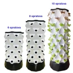 Poređenje veličina Pineapple Tower 48, 64 i 80 spratova