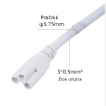 Prečnik i žice unutra - kabl LED T5