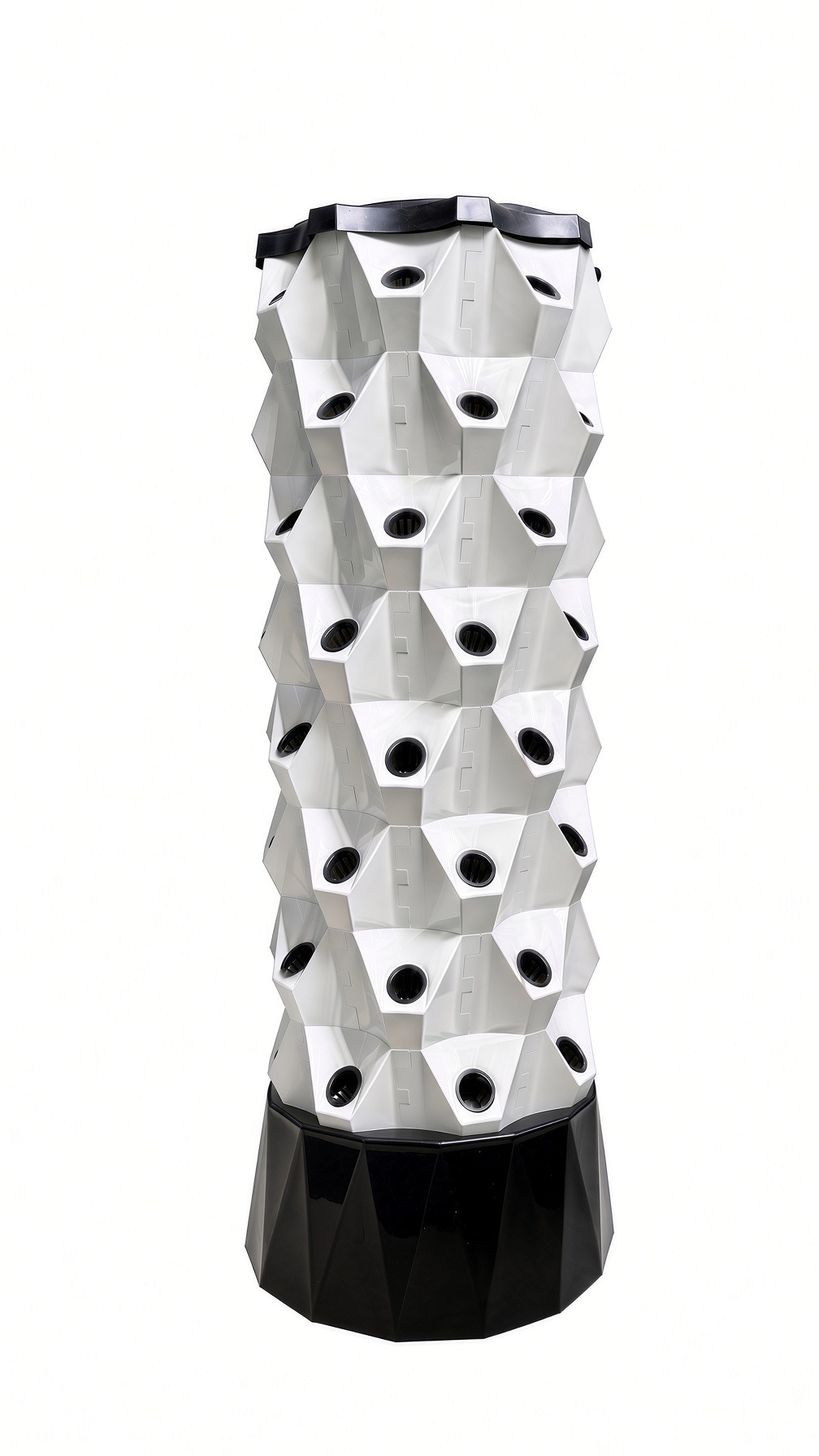 pineapple-tower-64-8layer-empty-user Hidroponski Toranj - Pineapple Tower 64 - Slika 1