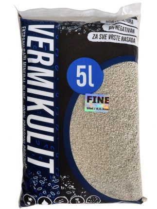 Vermikulit 5L Sitni Fine 0.5-3mm