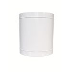 Veza 315 mm spojnica – bela metalna spojnica za ventilacione cevi φ315, bočni izgled